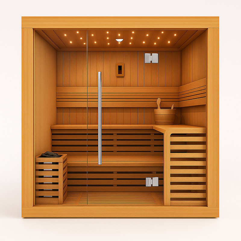 Valora Elite Dual-Bench Indoor Sauna