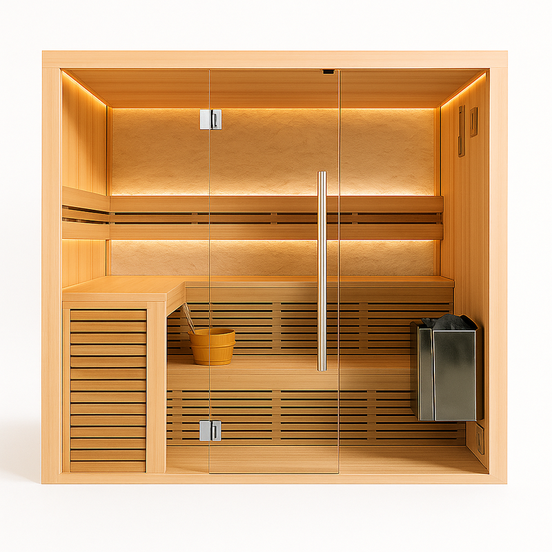 Elysian Retreat Dual-Level Indoor Sauna